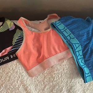 Under Armour size large sports bras